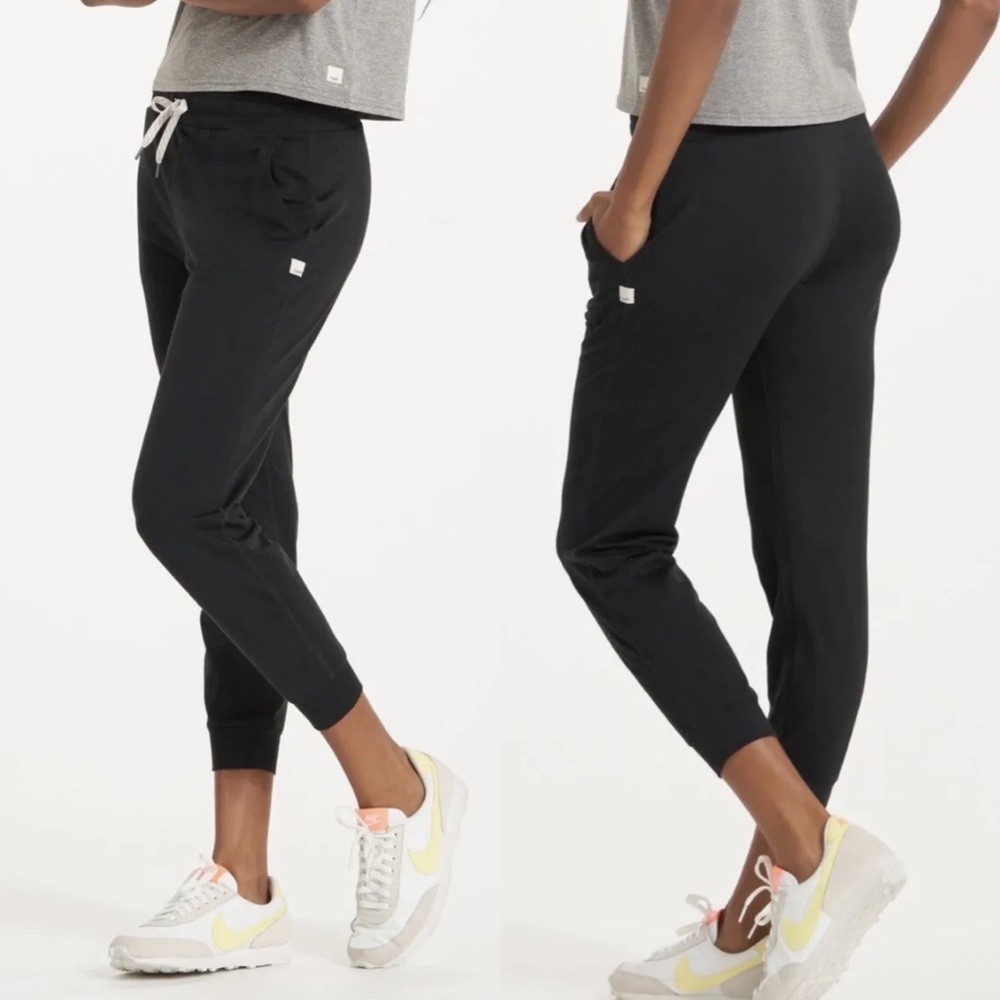 Vuori Performance Jogger Women’s Slim Relaxed Black Athletic Cozy Size Large
